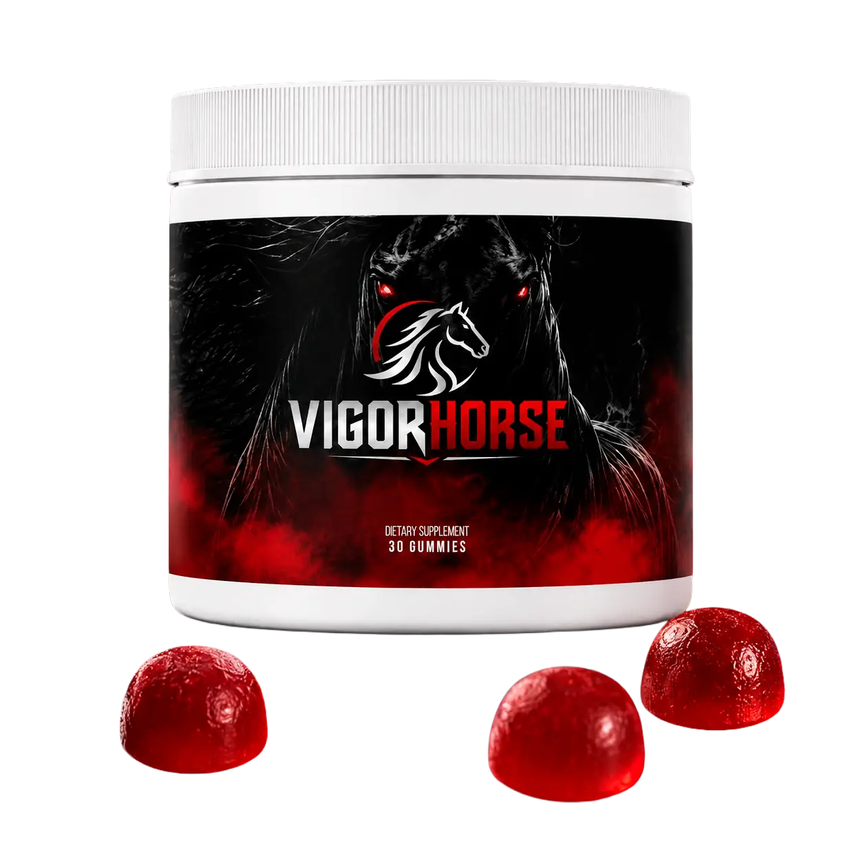 VigorHorse daily male vitality gummy bottle